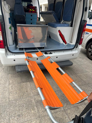 آمبولانس امدادگران خزر در رشت