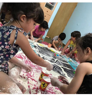 خانه کودک خط خطی - آموزشگاه هنرهای تجسمی کودکان در رشت