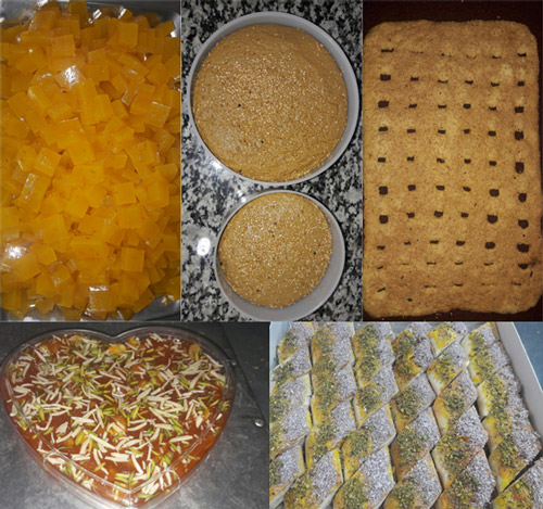شیرینی کاک و نان قندی شیراز در رشت